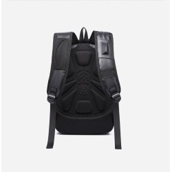 Fashionable backpack - laptop bag - waterproof - USB charging port - carving designBackpacks