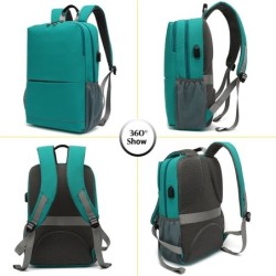 Multifunctional backpack - 15.6-inch laptop bag - anti-theft - USB charging port - waterproofBackpacks