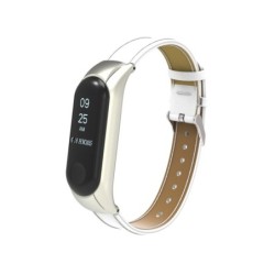 Leather wrist strap - for Xiaomi Mi Band watch - 3-4-5-6Smart-Wear