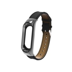 Leather wrist strap - for Xiaomi Mi Band watch - 3-4-5-6Smart-Wear