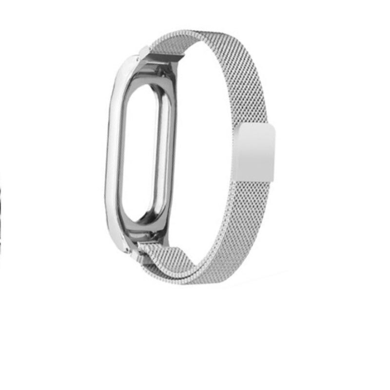 Metal mesh strap - bracelet - for Xiaomi Mi Band 2 / 3 / 4 / 5-6Smart-Wear