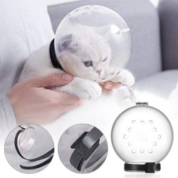 Space hood - for cats / dogs - anti-licking - anti-bite - safe / breathable head coverCare