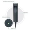 Solar LED garden lamp - lawnlights - landscape lighting - waterproofSolar lighting