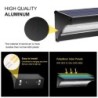 Outdoor solar LED light - waterproof wall lamp - with motion sensorSolar lighting