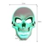 LED face mask - glowing skull - Halloween - festivalsMasks