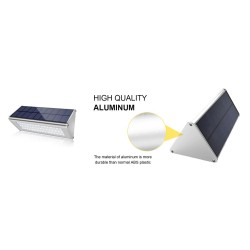 Outdoor solar LED light - waterproof wall lamp - with motion sensorSolar lighting