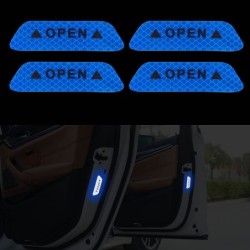 Reflective car sticker - inner door - safety / warning - self adhesive - waterproof - OPENStickers