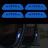 Reflective car sticker - inner door - safety / warning - self adhesive - waterproof - OPENStickers