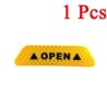 Reflective car sticker - inner door - safety / warning - self adhesive - waterproof - OPENStickers