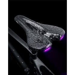Bicycle saddle with taillight - leather - USB charging - waterproofSaddles