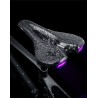Bicycle saddle with taillight - leather - USB charging - waterproofSaddles
