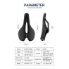 Bicycle saddle with taillight - leather - USB charging - waterproofSaddles