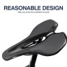Bicycle saddle with taillight - leather - USB charging - waterproofSaddles