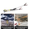 Fishing rod bracket - holder - adjustable - flexible - anti-slip - stainless steelTools
