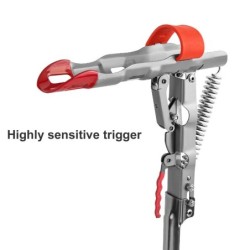 Sensitive fishing rod holder - automatic spring - adjustable - foldable - stainless steelFishing rods