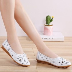 Fashionable classic flat shoes - slip-on - hollow out designSandals