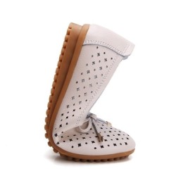 Fashionable classic flat shoes - slip-on - hollow out designSandals