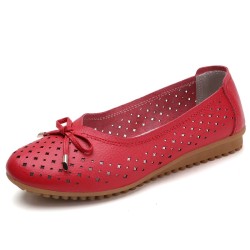 Fashionable classic flat shoes - slip-on - hollow out designSandals