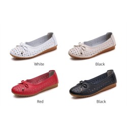 Fashionable classic flat shoes - slip-on - hollow out designSandals