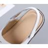 Fashionable flat sandals - open toe / heelSandals