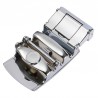 Genuine leather belt with automatic buckle - brownBelts
