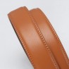 Genuine leather belt with automatic buckle - brownBelts