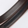 Genuine leather belt with automatic buckle - brownBelts