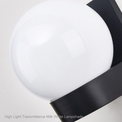 Modern ball shaped lamp - outdoor wall lightWall lights