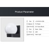 Modern ball shaped lamp - outdoor wall lightWall lights