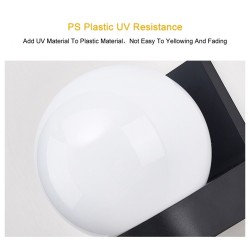 Modern ball shaped lamp - outdoor wall lightWall lights