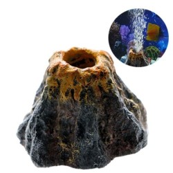 Simulation volcano - rockery ornament - aeration pump - bubbles maker - aquarium decorationAquarium