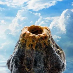 Simulation volcano - rockery ornament - aeration pump - bubbles maker - aquarium decorationAquarium