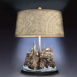 Retro resin castle - ornament - table lamp - LEDLights & lighting