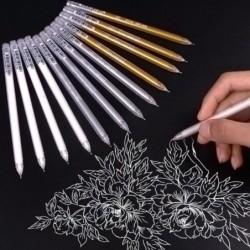 Gel drawing pen - highlighter - art markers - waterproof - 0.6mmPens & Pencils