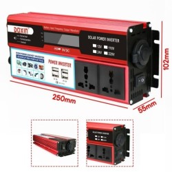 Car charging converter - solar power inverter - 6000W - DC 12/24V to AC 220V Voltage transformerCar parts