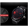 SINOBI - fashionable quartz watch - silicone strap - metal wireWatches