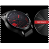 SINOBI - fashionable quartz watch - silicone strap - metal wireWatches