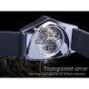 WINNER - fashionable sports watch - transparent cover - luminous pointers - triangle shape dialWatches