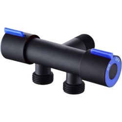 Multifunctional water tap - washing machine faucet - 1 in 2 out - double bibcock - stainless steelFaucets