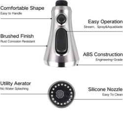 Kitchen pull-out faucet - water sprayer - adjustable nozzleKitchen faucets