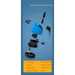 Aquarium water pump - filter pump - ultra-quiet - low suction - 10W - 80WPumps