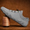 Stylish suede sneakers - slip on loafersShoes