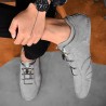 Stylish suede sneakers - slip on loafersShoes