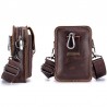 Small pouch - waist / shoulder bag - real leatherBags