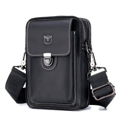 Small pouch - waist / shoulder bag - real leatherBags