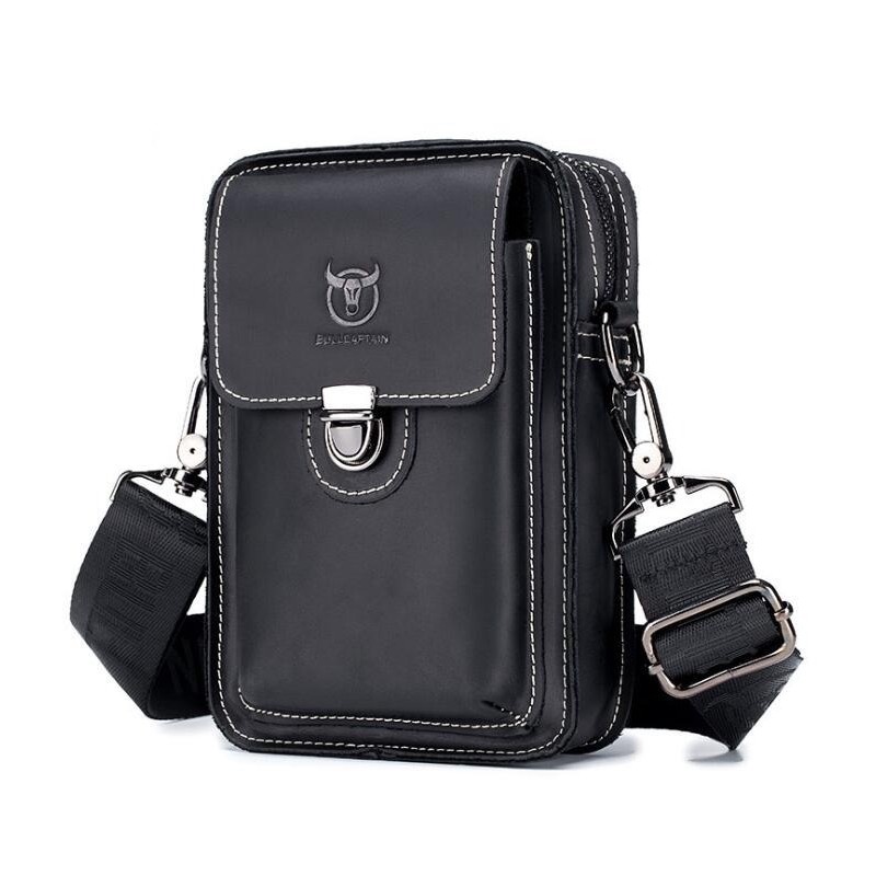 Small pouch - waist / shoulder bag - real leatherBags