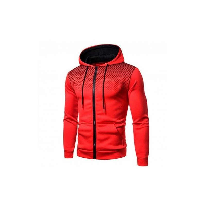 3D printing - hooded sweatshirt - long sleeve - zipperHoodies & Sweatshirt