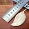Mini pocket knife - foldable - with key ring - stainless steel - leaf shapeKnives & Multitools
