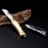 Mini foldable pocket knife - carved patterns - stainless steelKnives & Multitools