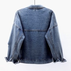Vintage short denim jacket - with diamonds / holesJackets